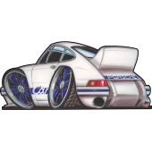 Autocollant 124-Porsche-Carrera