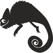 Sticker Caméléon Simple