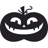 Sticker Citrouille Halloween 3