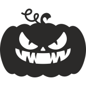 Sticker Citrouille Halloween 5
