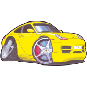 Autocollant 1322-Porsche-996