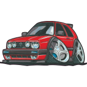 Autocollant 141-Golf MK2