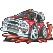 Autocollant 145-Toyota-Corolla-WRC