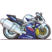 Autocollant 1461-Honda-fireblade