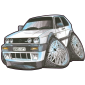 Autocollant 1556-Golf Gti