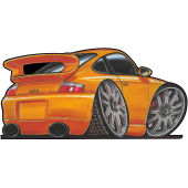Autocollant 157-Porsche-911-GT3