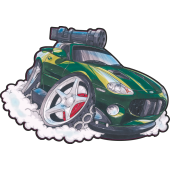 Autocollant 1596-bond jaguar XK8