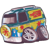 Autocollant 1606-scooby Van