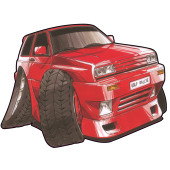 Autocollant 1631-Golf Rallye