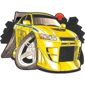Autocollant 1686-2 fast 2 Furious-2