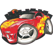 Autocollant 1687-2 Fast 2 Furious