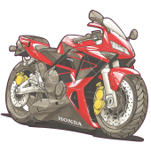 Autocollant 1706-Honda-CBR-600RR