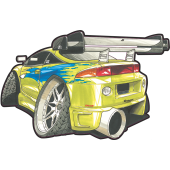 Autocollant 1733-Fast and the Furious-3