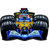 Autocollant F1_Alonso