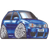 Autocollant 1847-Golf R32