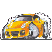 Autocollant 1912-Porsche-Cayman