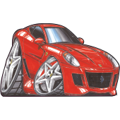 Autocollant 1916-Ferrari-599-GTR