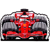 Autocollant F1_Ferrari_Kimi