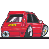 Autocollant 217-Renault  GT Turbo