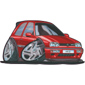 Autocollant 2457-Golf MKIII VR6