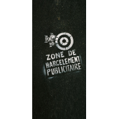 Sticker Porte Zone De Harcèlement Publicitaire