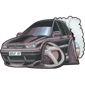 Autocollant 341-Golf MK4
