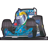 Autocollant F1_Benetton_Fisicella