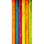 Sticker Porte Bois Multicouleur