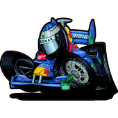 Autocollant F1_Sauber_Alesi