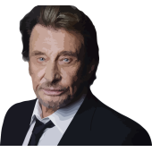 Autocollant Johnny Hallyday