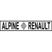 Autocollant Alpine Renault Retro 1
