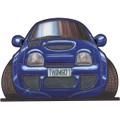 Autocollant 513-Renault Twingo
