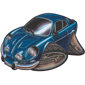 Autocollant 543-Renault Alpine