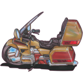 Autocollant 600-Honda-Goldwing