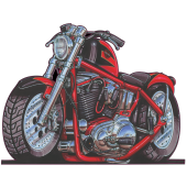 Autocollant 619-Harley-Sport