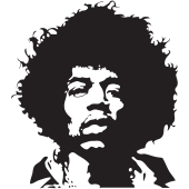 Stickers Jimi Hendrix
