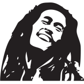 Stickers Bob Marley 2