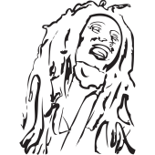 Stickers Bob Marley 4