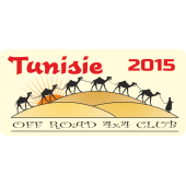 Autocollant 4x4 Off Road Tunisie 2015