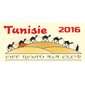 Autocollant 4x4 Off Road Tunisie 2016