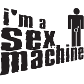 Sticker I am a sex machine