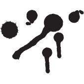 Stickers muraux Design Taches 3