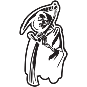 Sticker Tête de Mort