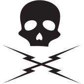 Sticker Tête de Mort 1