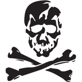 Sticker Tête de Mort 7