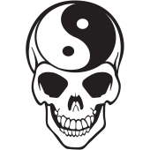 Sticker Tête de Mort 8