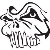 Sticker Tête de Mort 10