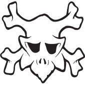 Sticker Tête de Mort 21