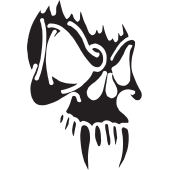 Sticker Tête de Mort 22
