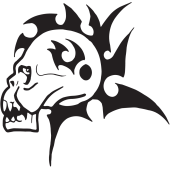 Sticker Tête de Mort 28
